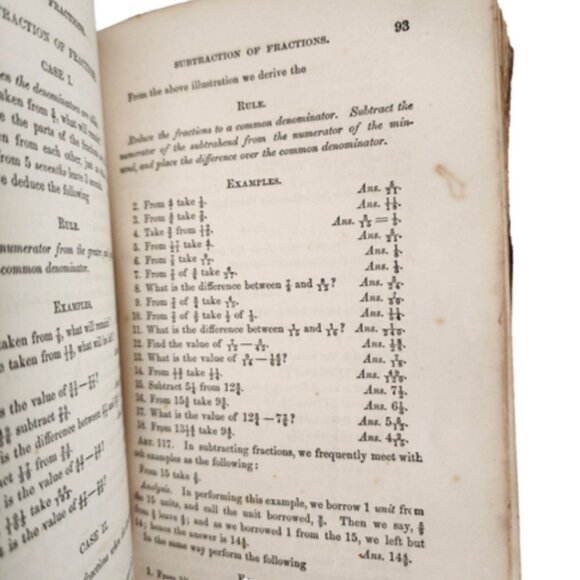 Higher Analytical Arithmetic 1870 HC by Shelton P Sanford 2nd Edition RARE - Picture 7 of 13